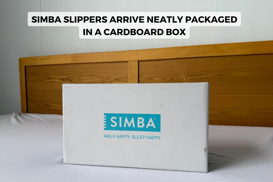 simba slippers packaging